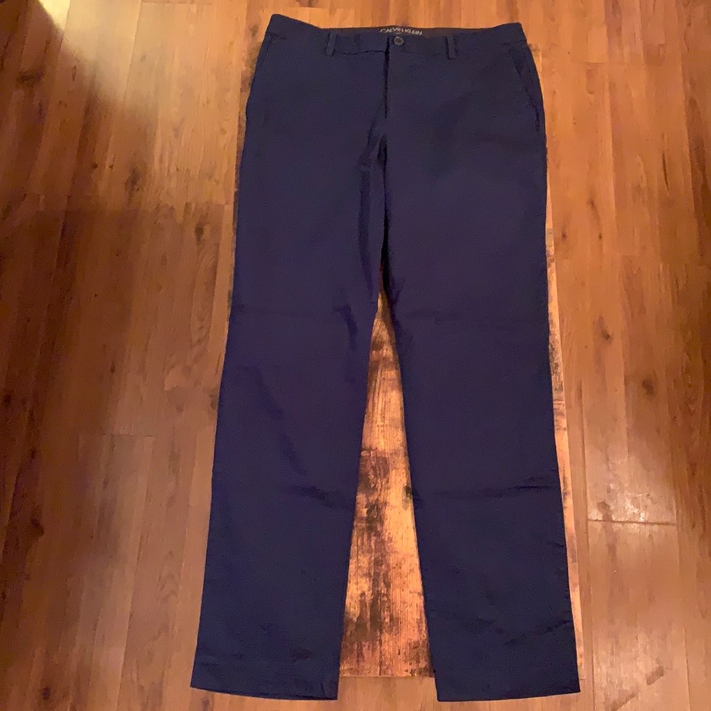 Men’s Calvin Klein navy blue slim fit pants